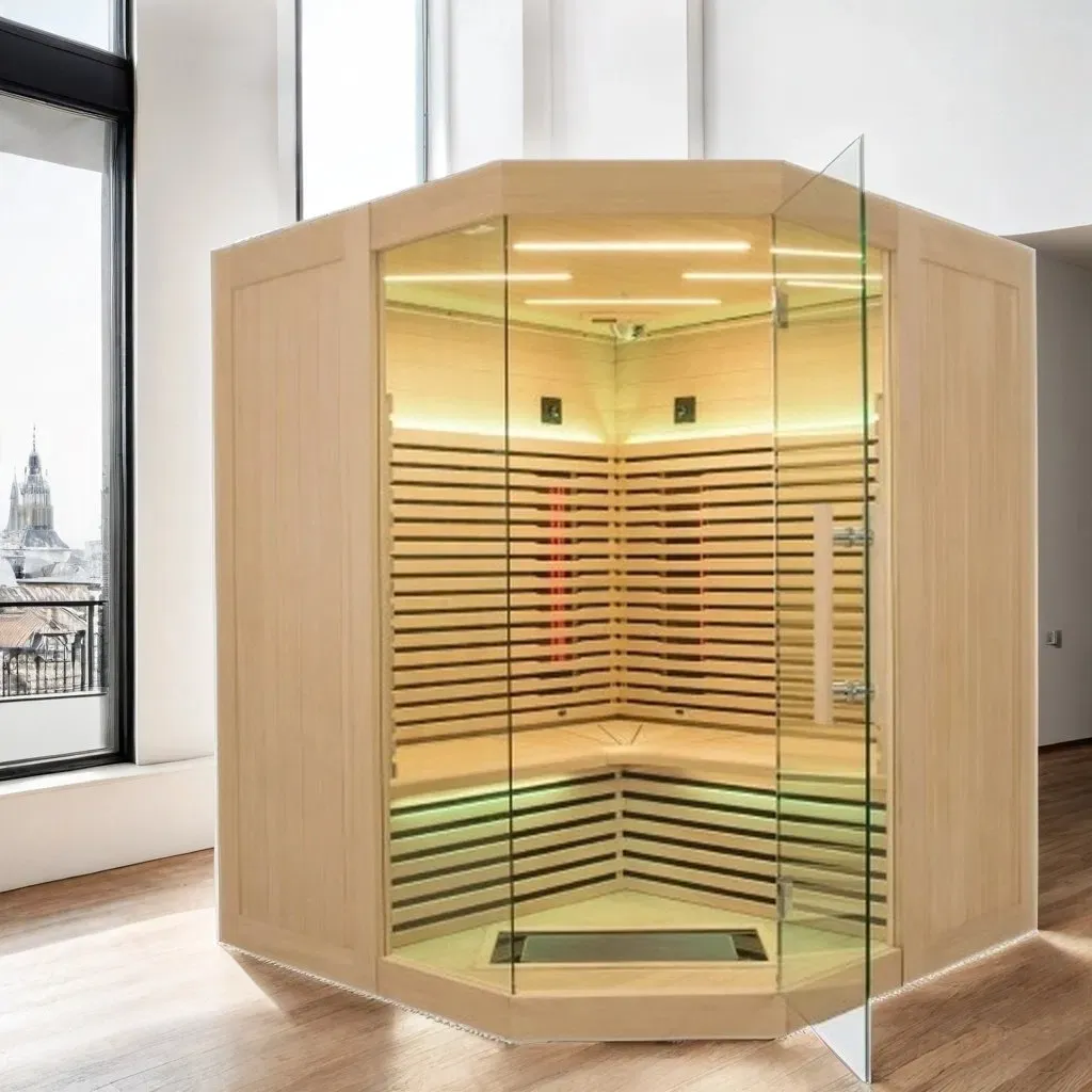 3-4 personer hemlock infrarød badstue for hjemmet