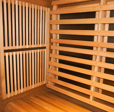 1-2 personer Halvglass halvtre struktur vertikal type