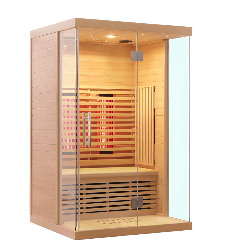 Nytt design Full-Spectrum Infrarød Sauna - 2-Persons Home Health Healing Sauna Room